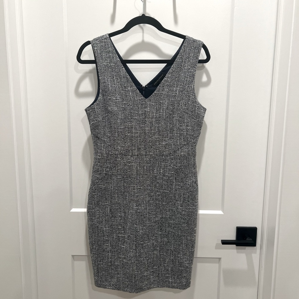 Banana Republic sleek professional dress - knit blue